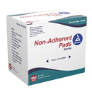 Dynarex Non-Adherent Sterile Pads - Available in 2"x3", 3"x4", 3"x8"