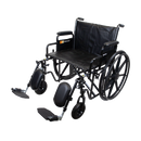 Bariatric Wheelchair with Removable Desk Arms and Elevating Leg Rests