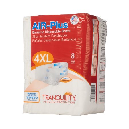 Tranquility AIR-Plus Bariatric Incontinence Briefs, Max Absorbency - Adult  Diapers, Disposable, 4XL - Simply Medical