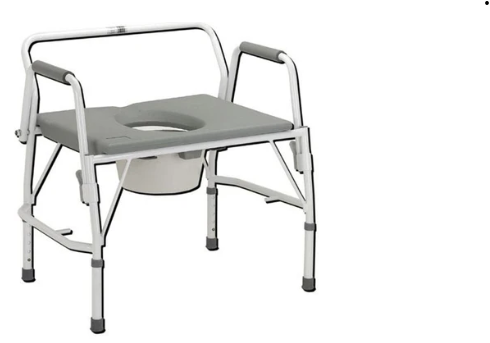 Bariatric Drop Arm Commode – Heavy-Duty Comfort with Easy Accessibility
