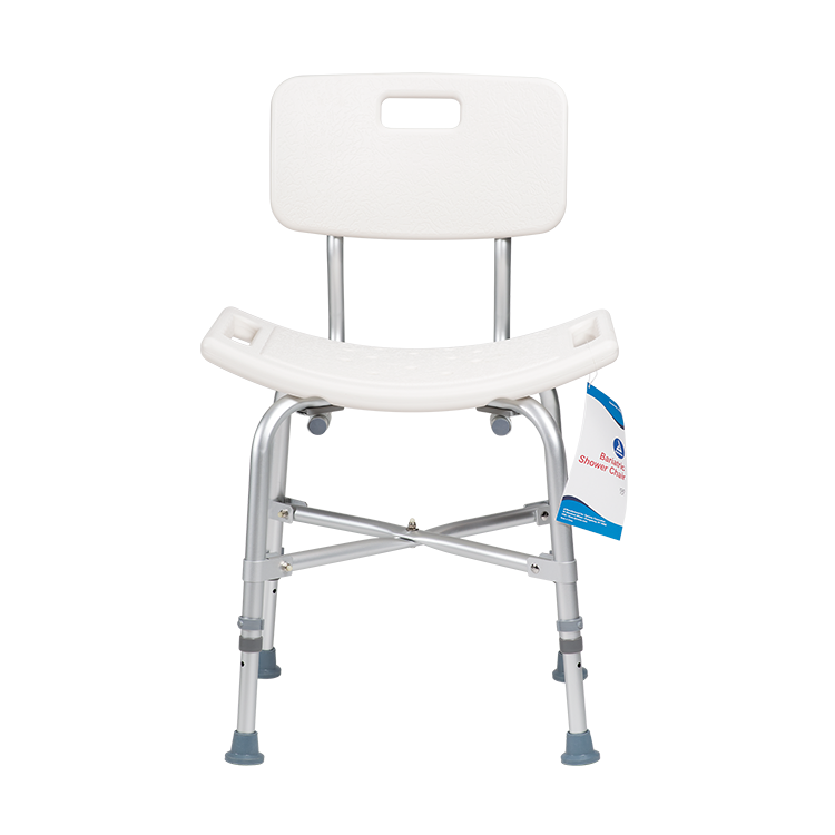 Bariatric Shower Chair with Back – Adjustable, Ergonomic, Tool-Free Design for Comfort and Safety