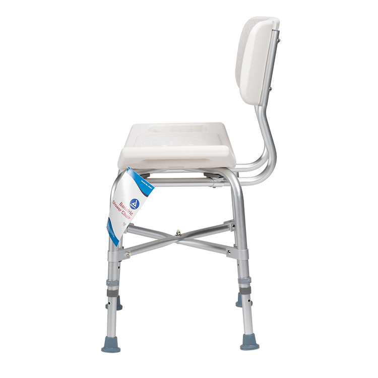 Bariatric Shower Chair with Back – Adjustable, Ergonomic, Tool-Free Design for Comfort and Safety