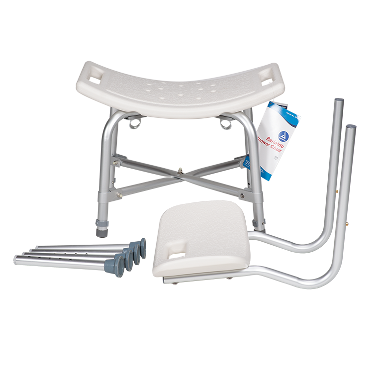 Bariatric Shower Chair with Back – Adjustable, Ergonomic, Tool-Free Design for Comfort and Safety