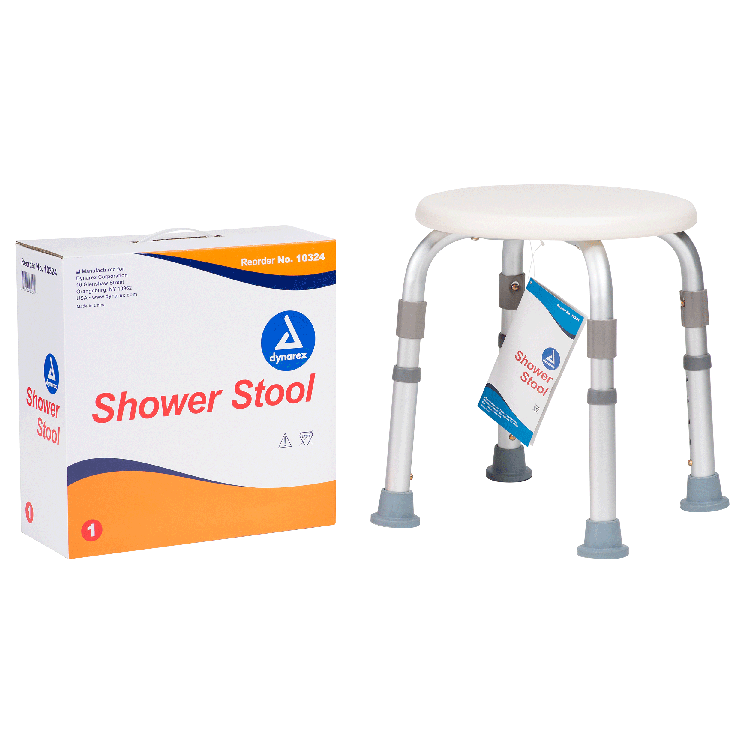 Adjustable Shower Stool – Lightweight, Corrosion-Proof, and Comfortable