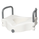 Raised Toilet Seat with Arms – Adjustable, Lightweight, Tool-Free, and Comfortable