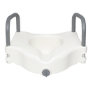 Raised Toilet Seat with Arms – Adjustable, Lightweight, Tool-Free, and Comfortable