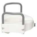 Raised Toilet Seat with Arms – Adjustable, Lightweight, Tool-Free, and Comfortable