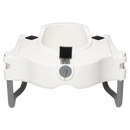 Raised Toilet Seat with Arms – Adjustable, Lightweight, Tool-Free, and Comfortable