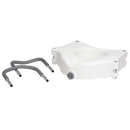 Raised Toilet Seat with Arms – Adjustable, Lightweight, Tool-Free, and Comfortable