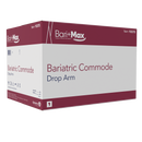 Bariatric commode in use