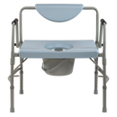 Dynarex bariatric drop-arm commode 10375 front