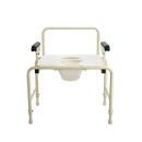 Bariatric HD Drop Arm Commode – Height-Adjustable with Drop Arm Feature