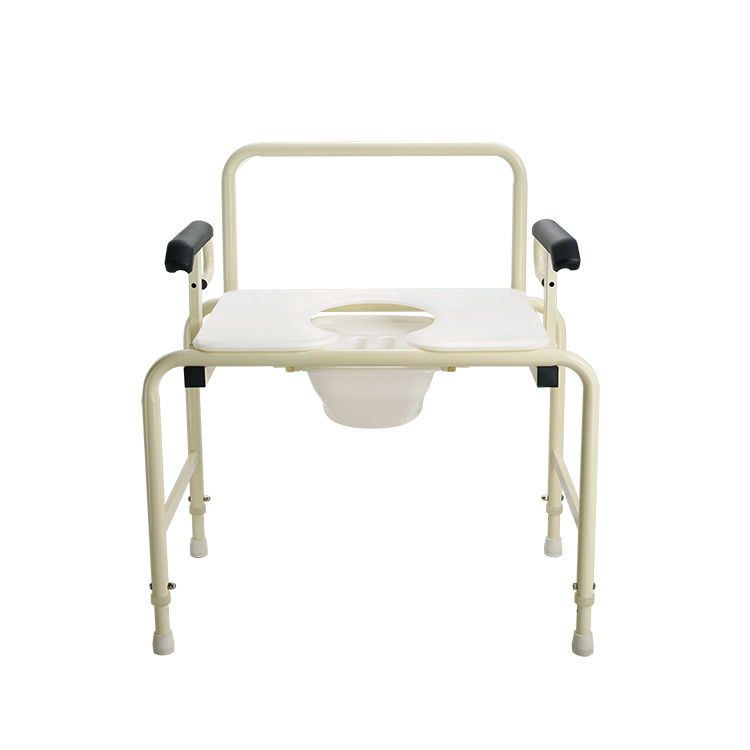 Bariatric HD Drop Arm Commode – Multi-Functional, Height-Adjustable with Drop Arm Feature (26" and 30" Sizes)