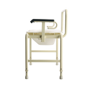 Bariatric HD Drop Arm Commode – Height-Adjustable with Drop Arm Feature