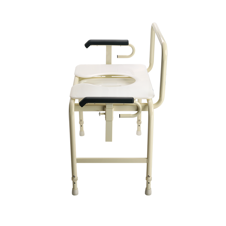 Bariatric HD Drop Arm Commode – Multi-Functional, Height-Adjustable with Drop Arm Feature (26" and 30" Sizes)