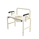 Bariatric HD Drop Arm Commode – Height-Adjustable with Drop Arm Feature