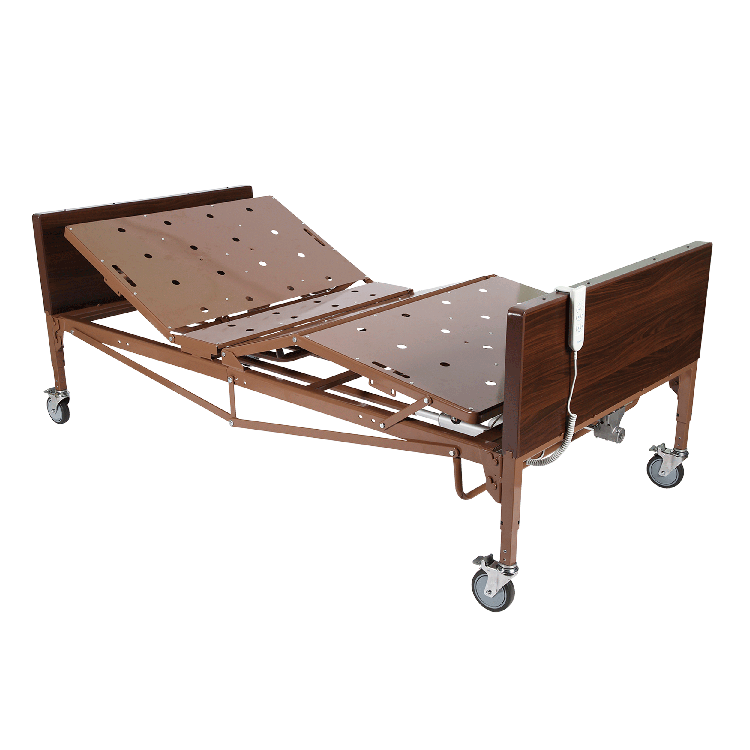 Bariatric HD Full Electric Homecare Bed with Half Rail and Bariatric Foam Mattress