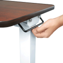 Bariatric overbed table detail