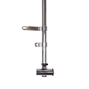 Telescoping Wheelchair IV Pole – Adjustable, Dual Loops for IV Bags