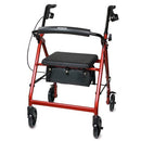 McKesson 4-Wheel Rollator Silver
