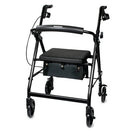 McKesson 4-Wheel Rollator Black