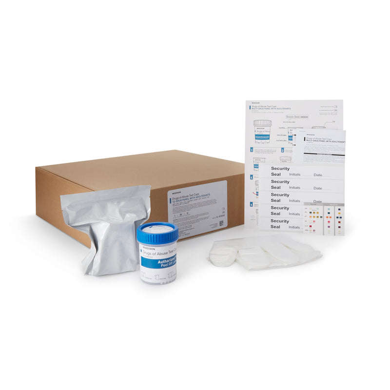 McKesson 10-Panel Drugs of Abuse Test Cup – Rapid Urine Screening with Adulteration Detection