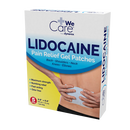 WeCare Lidocaine Pain Relief Gel Patch – Fast-Acting, Maximum Strength, 5 Patches per Box