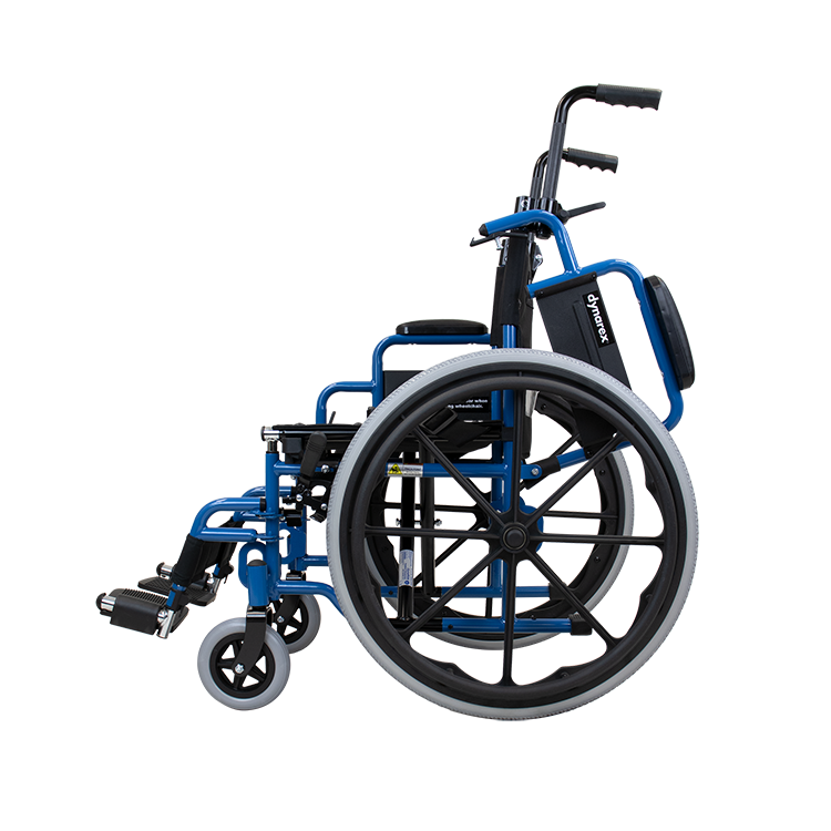 DynaRide Pediatric Wheelchair with Footrest – 12" and 14" Seat Options