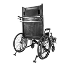 Dynarex Bari+Max Bariatric Reclining Wheelchair - Elevating Leg Rest & Adjustable Features