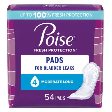 Poise® Fresh Protection™ Bladder Control Pads - Moderate Absorbency, Various Lengths