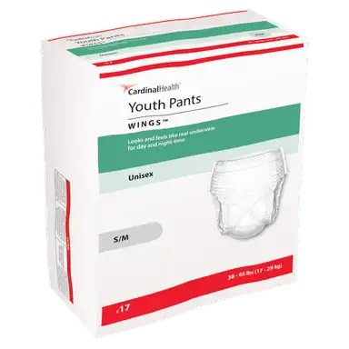 Cardinal Health™ Wings™ Unisex Youth Absorbent Underwear - Heavy Absorbency