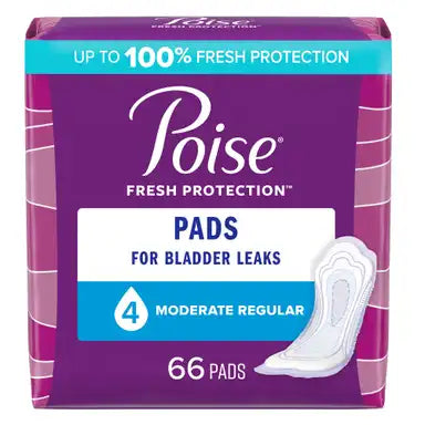 Poise® Fresh Protection™ Bladder Control Pads - Moderate Absorbency, Various Lengths