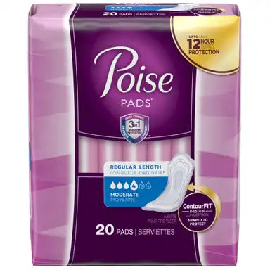 Poise® Fresh Protection™ Bladder Control Pads - Moderate Absorbency, Various Lengths