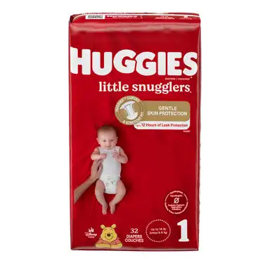 Huggies Little Snugglers Baby Diaper Newborn Disposable Heavy Absorbency