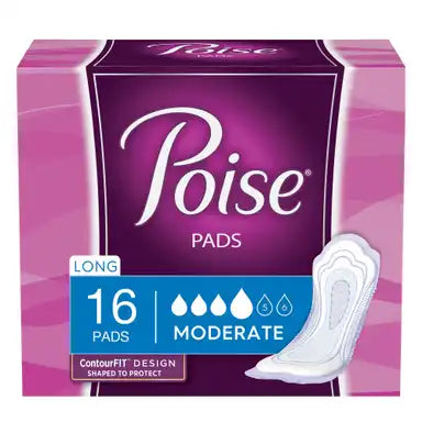 Poise® Fresh Protection™ Bladder Control Pads - Moderate Absorbency, Various Lengths