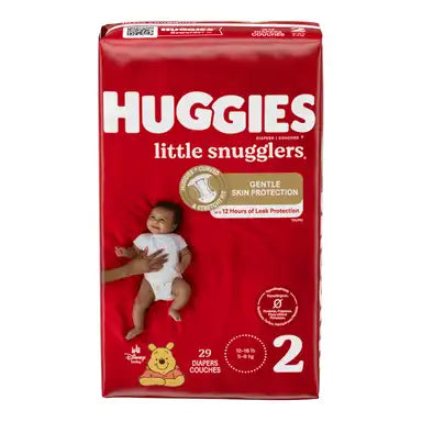 Huggies Little Snugglers Baby Diaper Newborn Disposable Heavy Absorbency