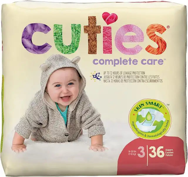 Cuties® Baby Diaper Disposable Heavy Absorbency