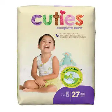 Cuties® Complete Care Unisex Baby Diapers - Disposable, Heavy Absorbency