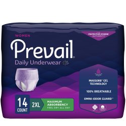 Prevail Women’s Daily Underwear - Heavy Absorbency, Discreet Fit