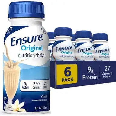 Ensure® Original Shake - Milk Chocolate & Vanilla Flavor, 8 oz Bottles