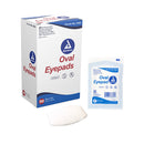 Dynarex DynaSafety Sterile Eye Pads - Oval-Shaped Cotton-Filled