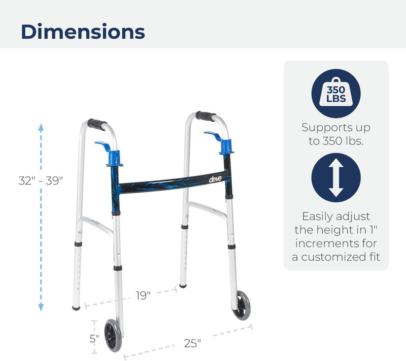 Drive Trigger Release Walker – Lightweight, Durable, and Easy-to-Use