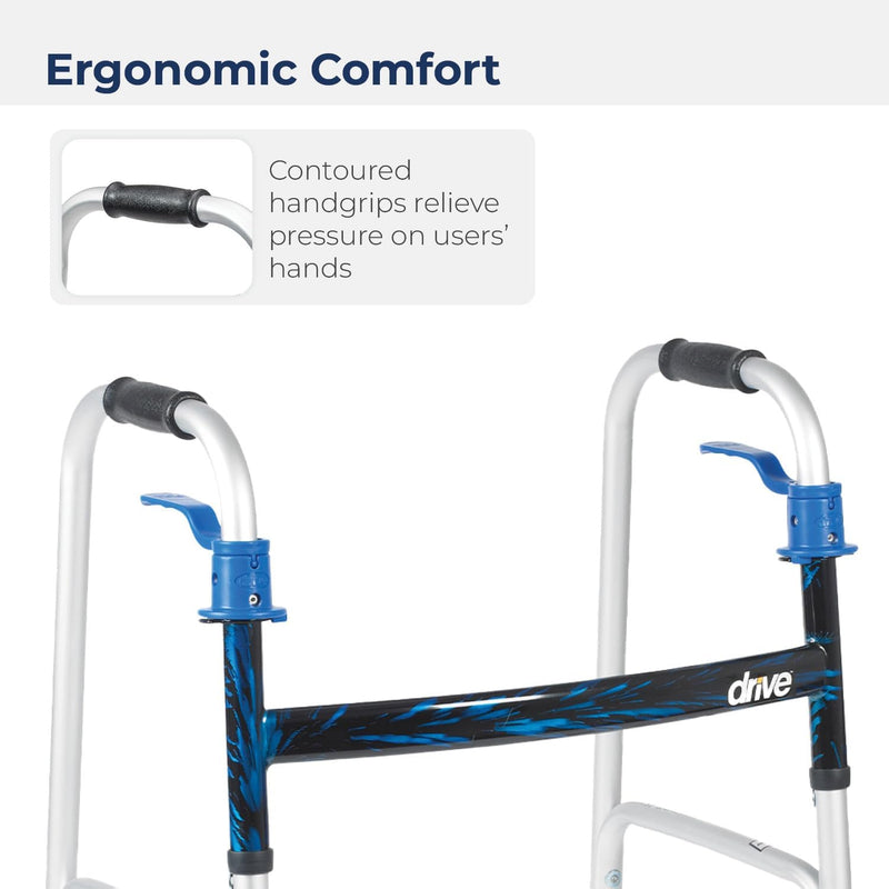 Drive Trigger Release Folding Walker