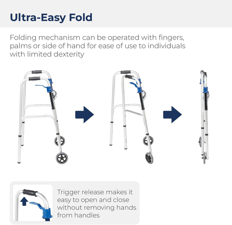 Drive Trigger Release Walker – Lightweight, Durable, and Easy-to-Use