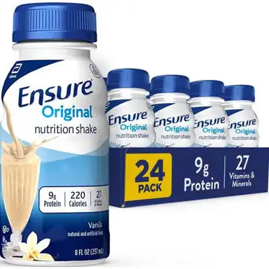 Ensure® Original Shake - Milk Chocolate & Vanilla Flavor, 8 oz Bottles