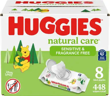 Huggies Natural Care Baby Wipe, Aloe/Vitamin E, Unscented