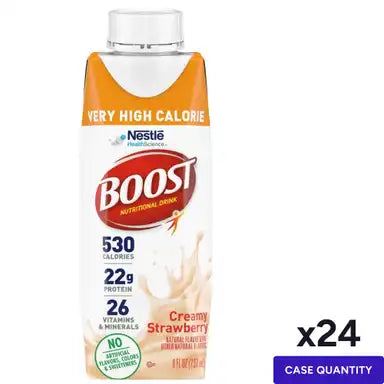 Boost® Very High Calorie Oral Supplement - Strawberry Flavor