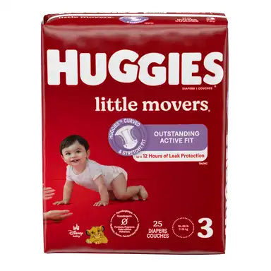 Huggies Little Movers Baby Diaper Moderate Absorbency