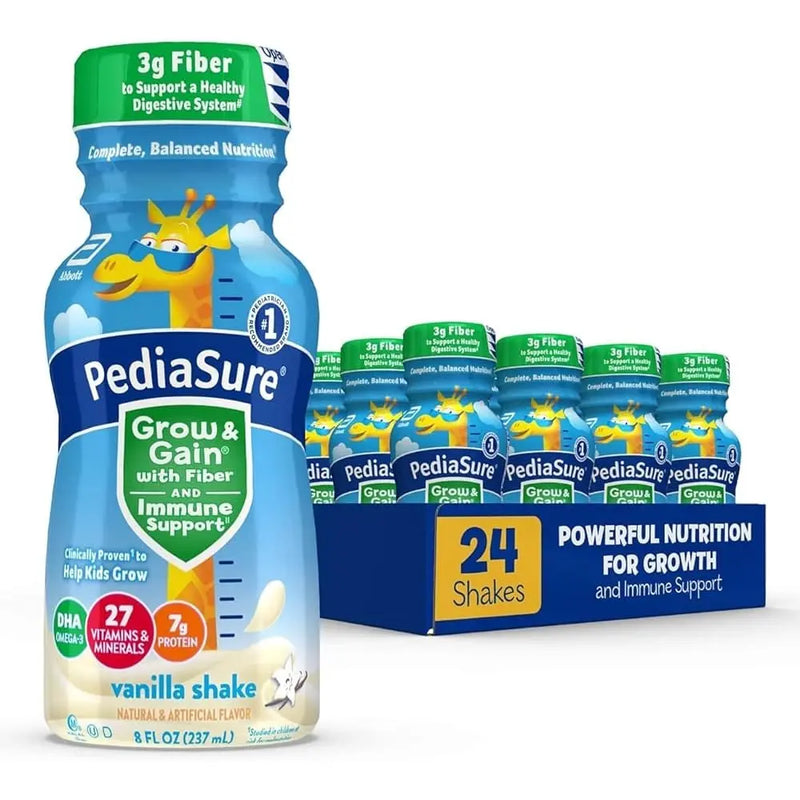 PediaSure® Grow & Gain with Fiber - Vanilla Flavor