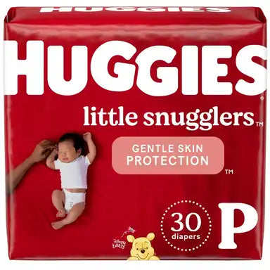 Huggies Little Snugglers Baby Diaper Newborn Disposable Heavy Absorbency